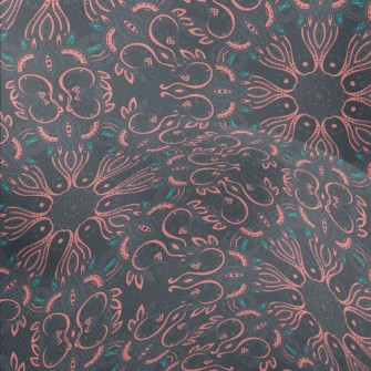 Mysterious Horror Group Flower Lightweight Performance Linen