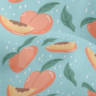 Plump And Sweet Peach Lightweight Performance Linen