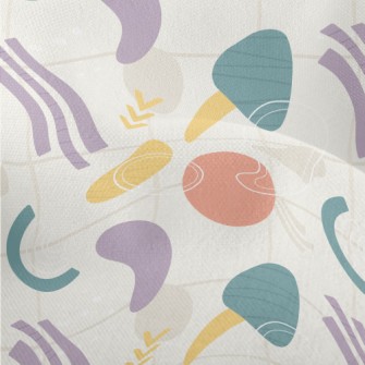 Colorful Abstract Color Blocks Lightweight Performance Linen