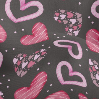 Changeable Shapes Of Hearts Lightweight Performance Linen