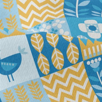 Funny Geometric Birds And Flow Modern Jersey