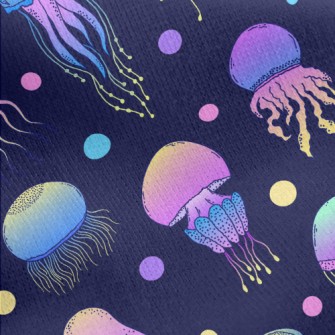 Fantasy Gradient Jellyfish Jersey Backed Fleece