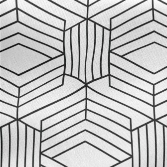 Stacking Geometries Jersey Backed Fleece