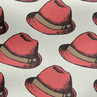 Handsome Gentleman Hat Jersey Backed Fleece