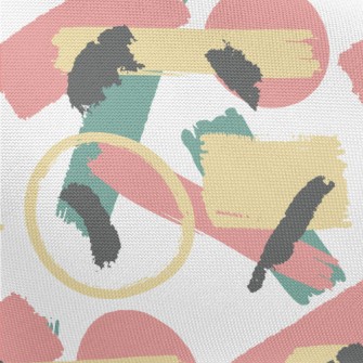 Artistic Watercolor Lines Pongee