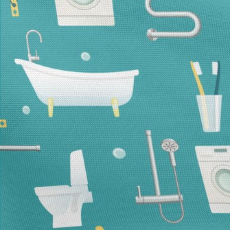 Bathtub Toilet Washing Machine Pongee