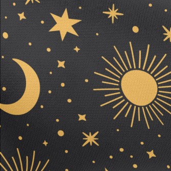 Dazzling Stars Sun Moon Pongee