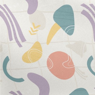Colorful Abstract Color Blocks Pongee