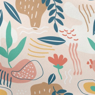 Childlike Lines Flowers And Le Pongee