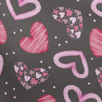 Changeable Shapes Of Hearts Pongee