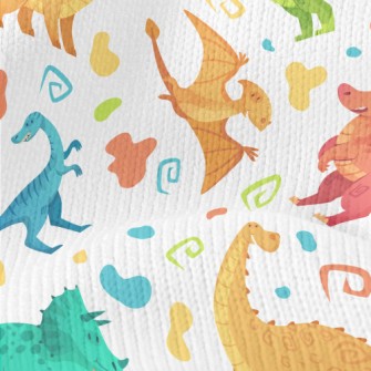 Happy Dancing Dinosaurs Stretch Jersey