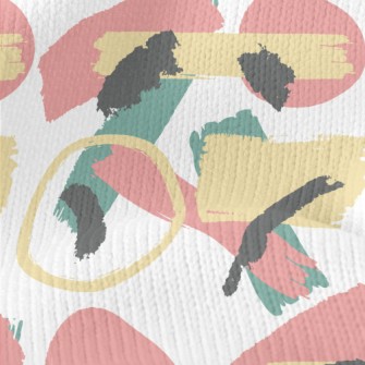 Artistic Watercolor Lines Stretch Jersey