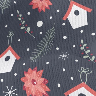 Cozy Flower House Stretch Jersey
