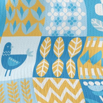 Funny Geometric Birds And Flow Stretch Jersey