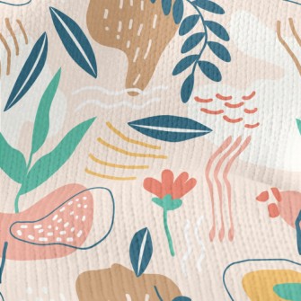 Childlike Lines Flowers And Le Stretch Jersey