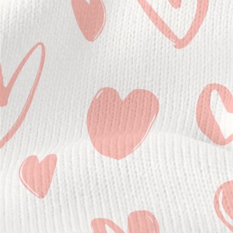 Simple Outline Of Love Paintin Stretch Jersey