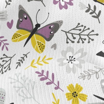 Garden Butterfly Stretch Jersey