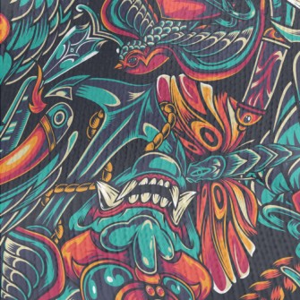Green-faced Fanged Ghost Stretch Jersey