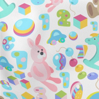 Children&#39;s Toy Room Lightweight Cotton Poplin