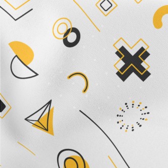 Drifting Geometry Lightweight Cotton Poplin