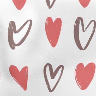 Random Lines Of Love Lightweight Cotton Poplin