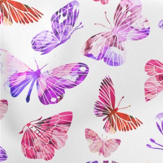 Silhouette Beautiful Butterfly Lightweight Cotton Poplin