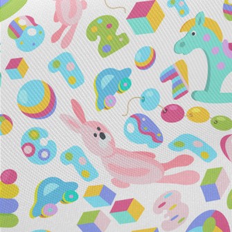 Children&#39;s Toy Room Midweight Cotton Poplin