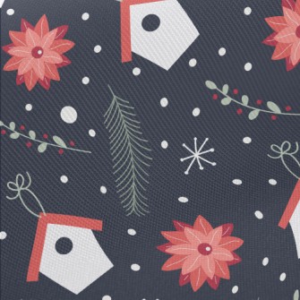 Cozy Flower House Midweight Cotton Poplin