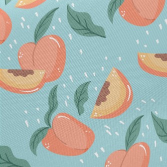 Plump And Sweet Peach Midweight Cotton Poplin