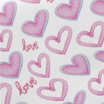 Love Rope Heart Midweight Cotton Poplin