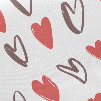Random Lines Of Love Midweight Cotton Poplin