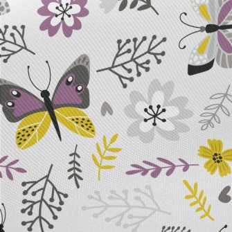 Garden Butterfly Midweight Cotton Poplin