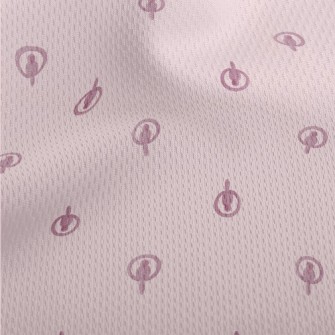 Parrot Watercolor Silhouette Athletic Mesh Flat Back