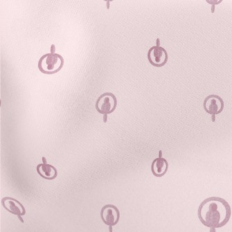 Parrot Watercolor Silhouette Lightweight Cotton Poplin