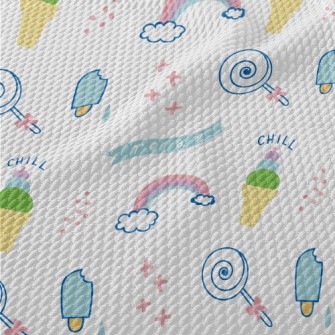 Relaxing Dessert Time Birdseye Piqué