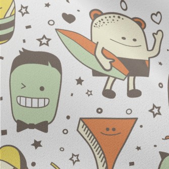 Cute Holiday Monster Chiffon