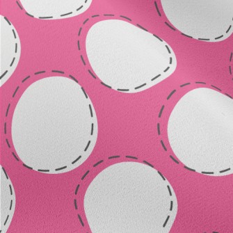 Simple Dots And Dashed Lines Chiffon