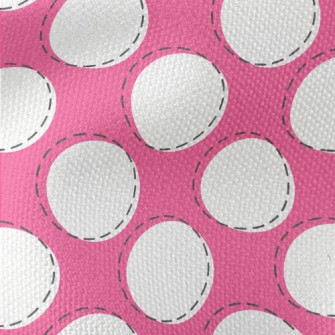 Simple Dots And Dashed Lines Waterproof Canvas