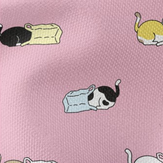 Hand-painted Cat Drilling Bag Waterproof Canvas