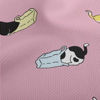 Hand-painted Cat Drilling Bag Athletic Mesh Flat Back