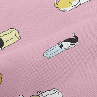 Hand-painted Cat Drilling Bag Performance Linen