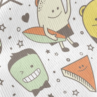 Cute Holiday Monster Standard Corduroy