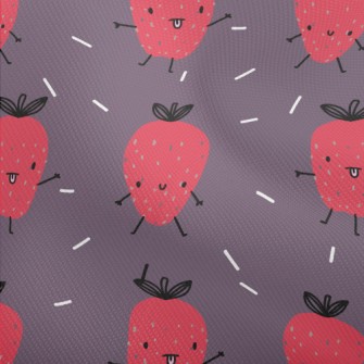 Hand Drawn Funny Strawberry Dobby