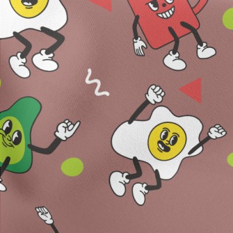 Naughty Cartoon Breakfast Stretch Ponte