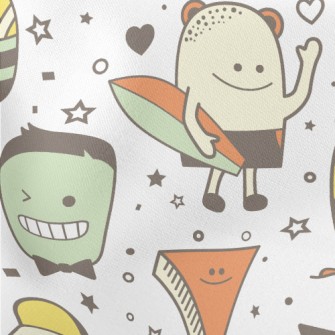 Cute Holiday Monster Stretch Ponte