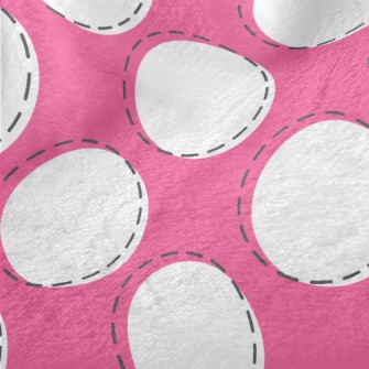 Simple Dots And Dashed Lines Minky