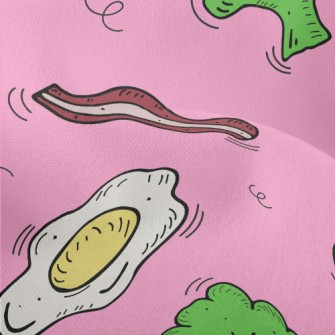 Cauliflower Bacon Omelette Lightweight Performance Linen