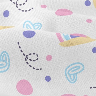 Happy Pink And Blue Snail Modern Jersey