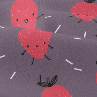 Hand Drawn Funny Strawberry Modern Jersey