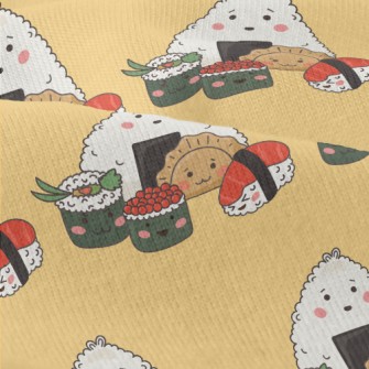 Hand Drawn Sushi And Rice Ball Modern Jersey
